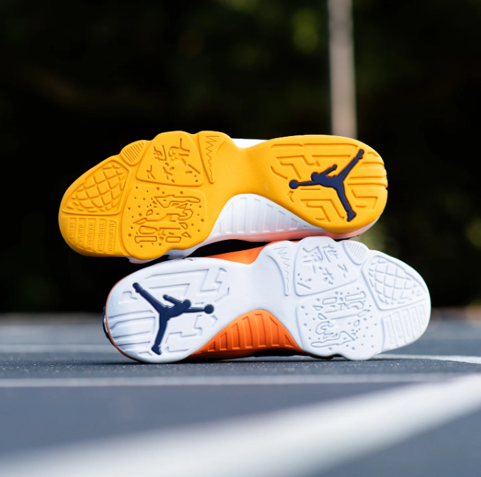 Air Jordan 9 Retro Mismatched Sneakers - Multicolor