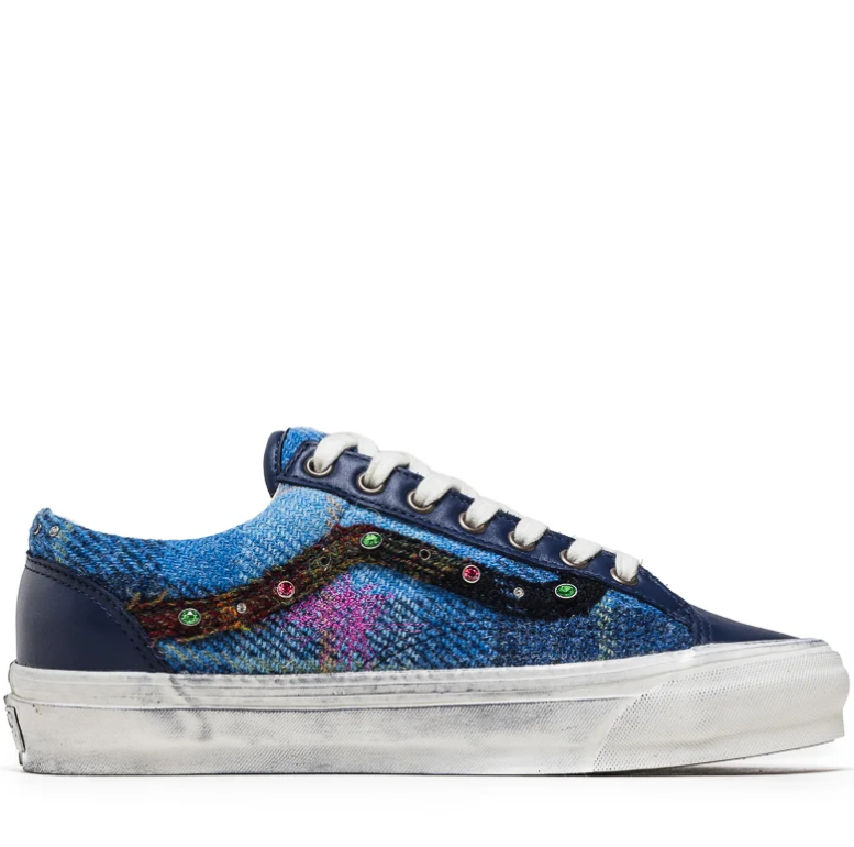 Vans Embellished Low-Top Sneakers - Blue Denim Look