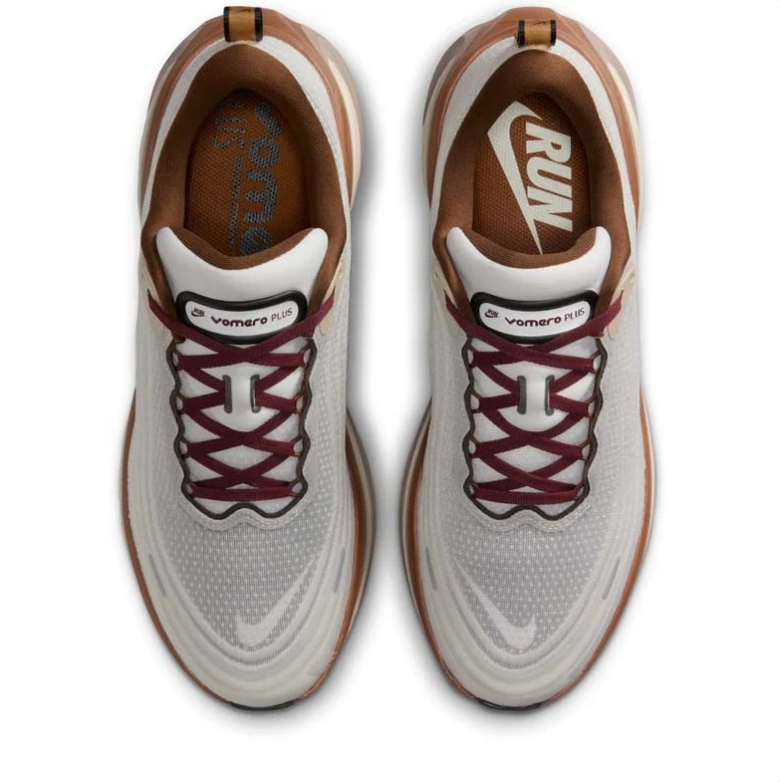 Nike Vomero Plus Running Shoes - Cream & Brown
