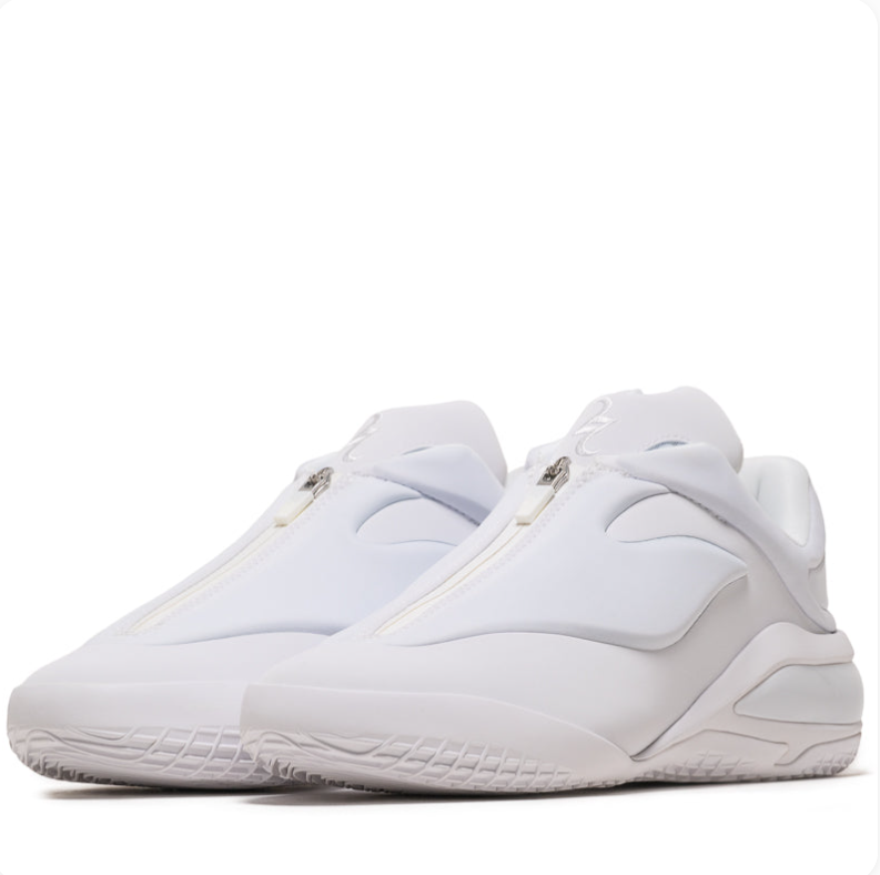 Converse Zip-Up Low-Top Sneakers - Triple White