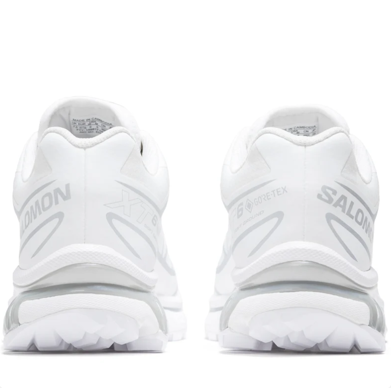 Salomon Low-Top Sneakers - White & Silver Grey