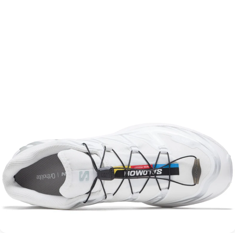 Salomon Low-Top Sneakers - White & Silver Grey