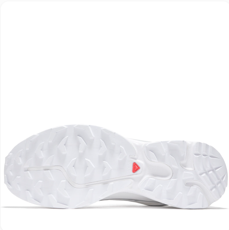 Salomon Low-Top Sneakers - White & Silver Grey