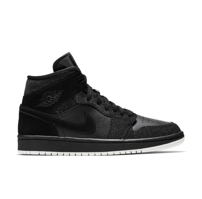 Air Jordan 1 Mid Sneakers - Black & White