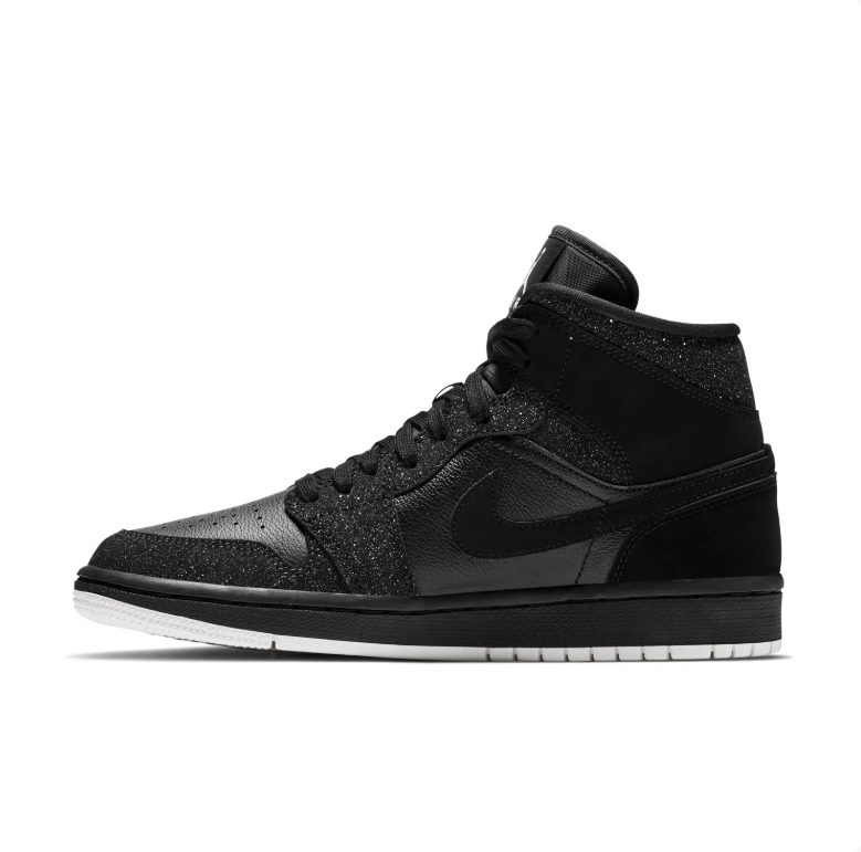 Air Jordan 1 Mid Sneakers - Black & White