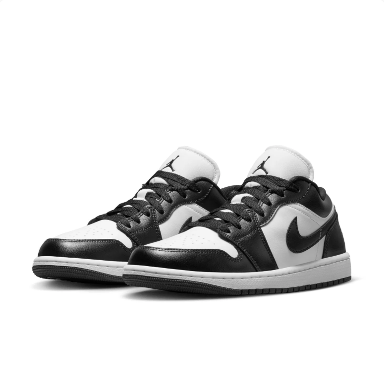Air Jordan 1 Low Sneakers - Black & White