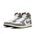 Air Jordan 1 High Sneakers - Grey, White & Cream