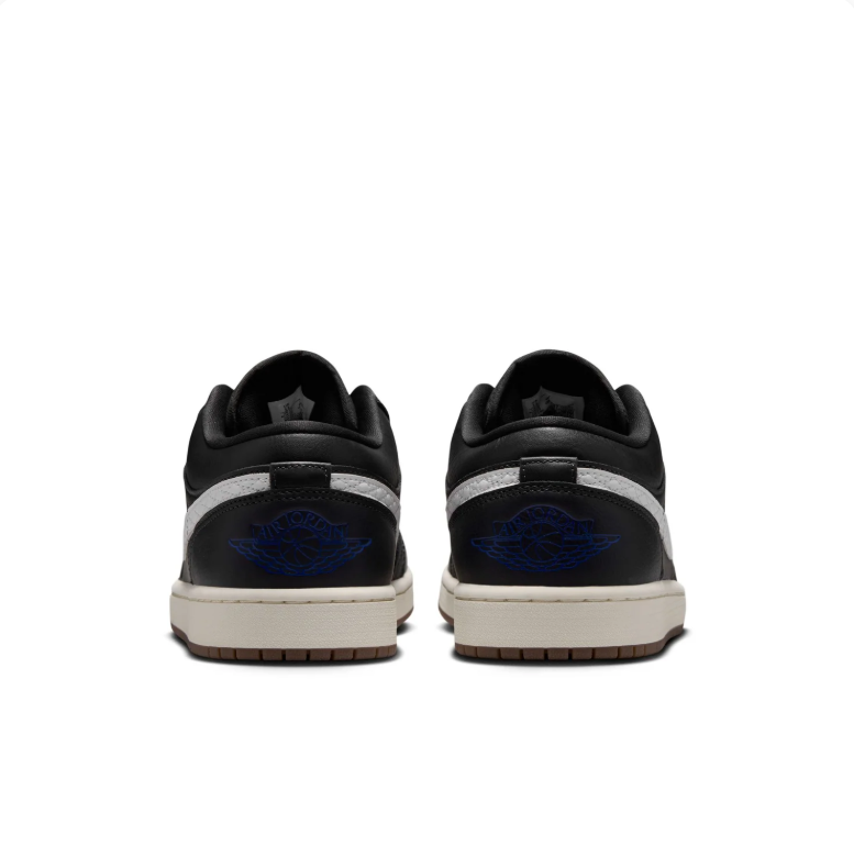 Air Jordan 1 Low Sneakers - Black, Light Grey & Cream