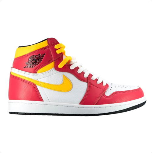 Air Jordan 1 High Sneakers - Red, White & Yellow
