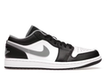 Air Jordan 1 Low Sneakers - Black, White & Grey
