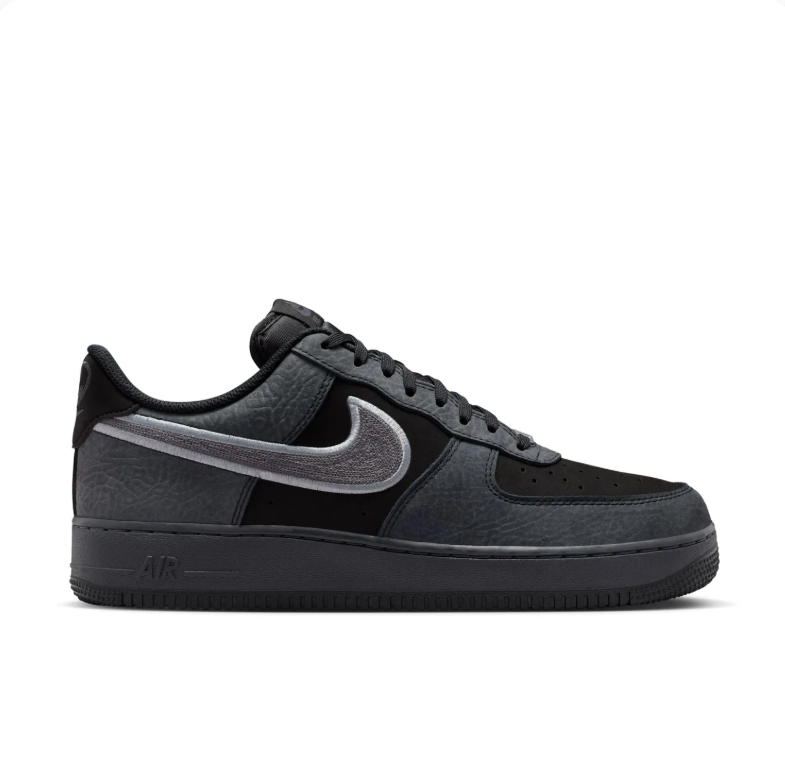 Nike Air Force 1 Low Sneakers - Black & Charcoal Grey