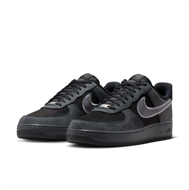Nike Air Force 1 Low Sneakers - Black & Charcoal Grey