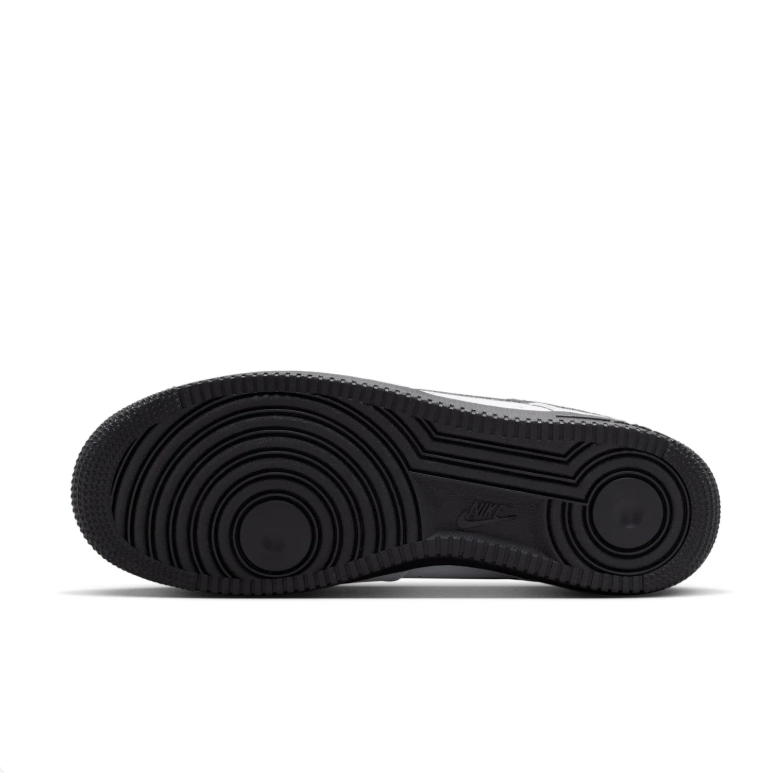 Nike Air Force 1 Low Sneakers - White & Black with Black Sole