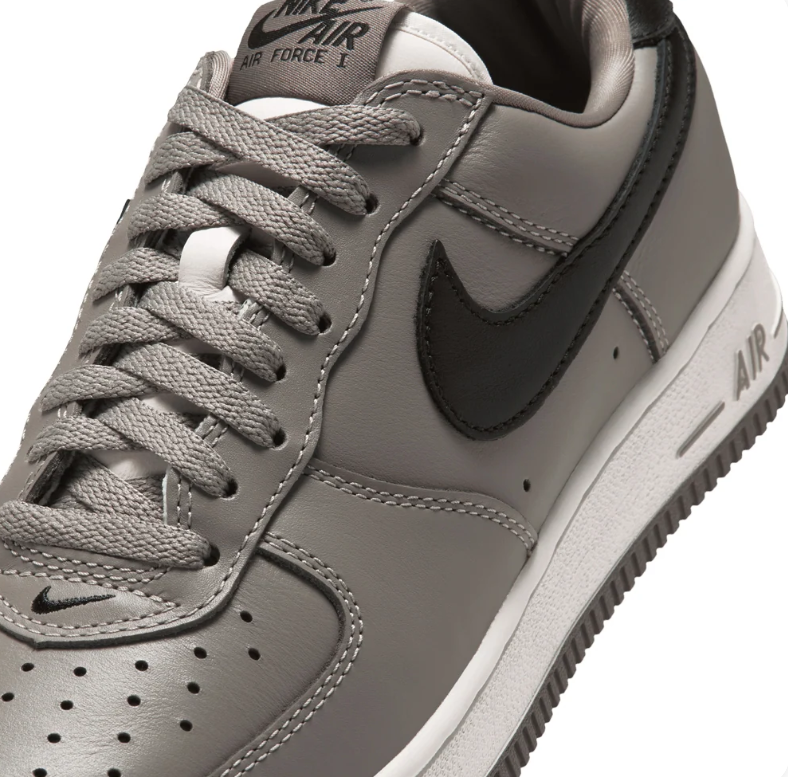 Nike Air Force 1 Low Sneakers - Taupe Grey & Black