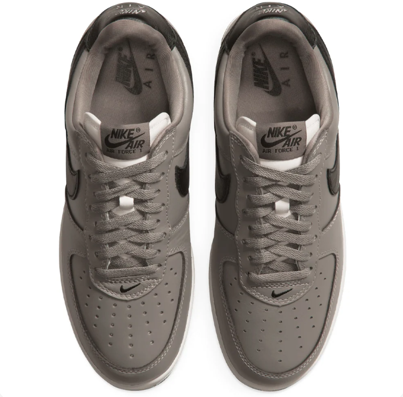 Nike Air Force 1 Low Sneakers - Taupe Grey & Black
