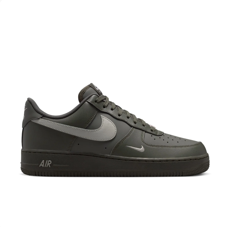Nike Air Force 1 Low Sneakers - Dark Olive & Grey