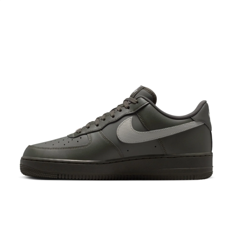 Nike Air Force 1 Low Sneakers - Dark Olive & Grey