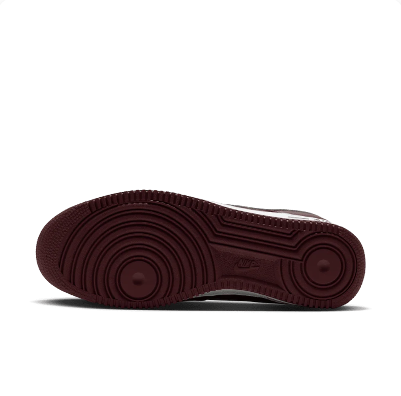 Nike Air Force 1 Low Sneakers - Burgundy & White