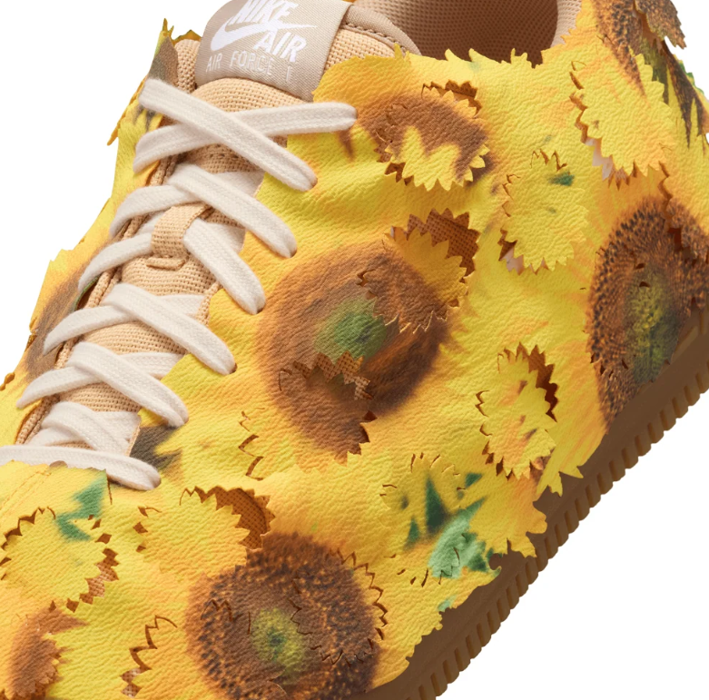 Nike Air Force 1 Low Sneakers - Yellow Sunflower & Tan