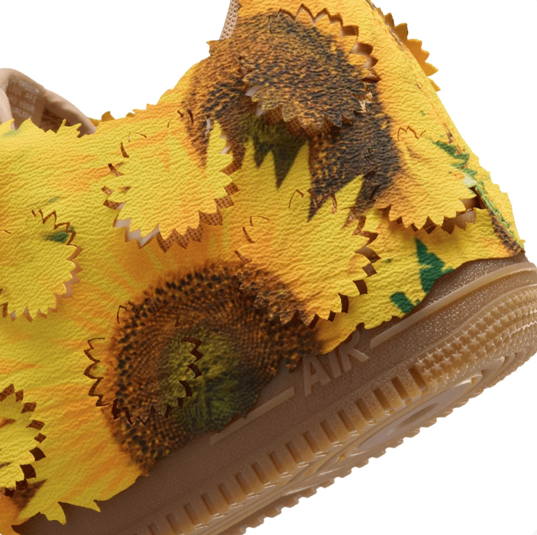 Nike Air Force 1 Low Sneakers - Yellow Sunflower & Tan