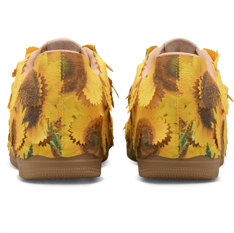 Nike Air Force 1 Low Sneakers - Yellow Sunflower & Tan