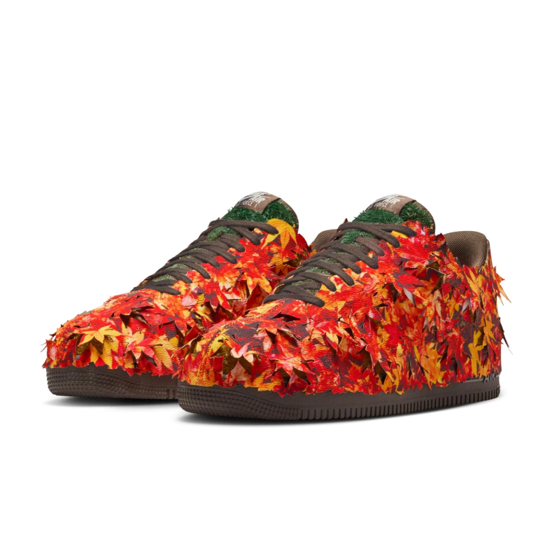 Nike Air Force 1 Low Sneakers - Autumn Leaf Texture