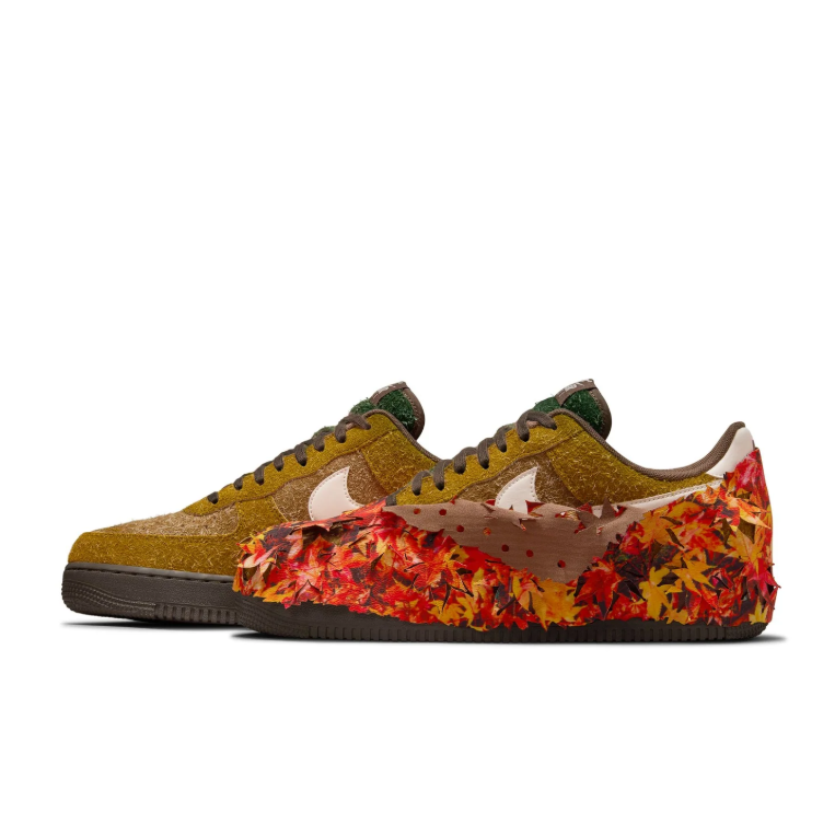 Nike Air Force 1 Low Sneakers - Autumn Leaf Texture