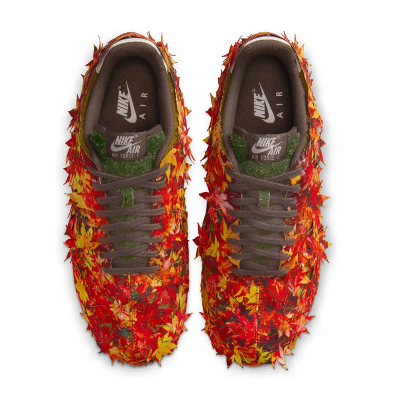 Nike Air Force 1 Low Sneakers - Autumn Leaf Texture