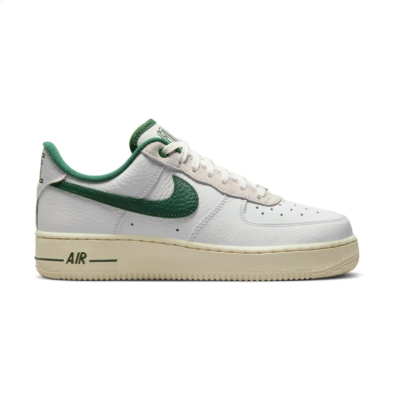 Nike Air Force 1 Low Sneakers - White, Green & Cream