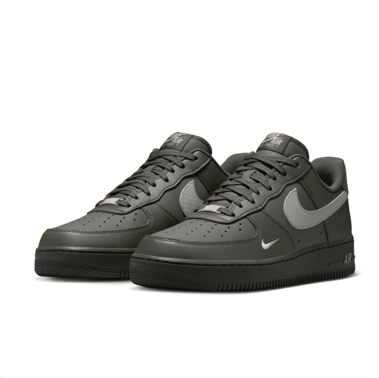 Nike Air Force 1 Low Sneakers - Dark Olive & Grey