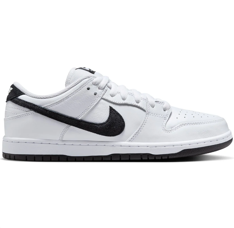 Nike SB Dunk Low Pro Sneakers - White & Black