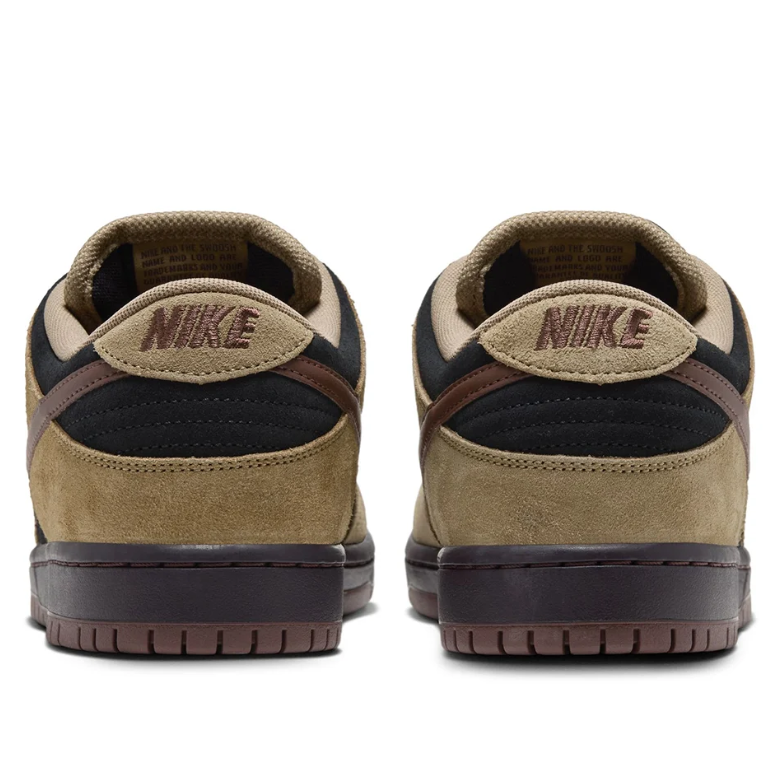 Nike SB Dunk Low Pro Sneakers - Tan, Black & Brown