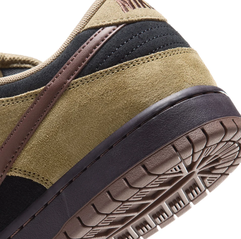 Nike SB Dunk Low Pro Sneakers - Tan, Black & Brown