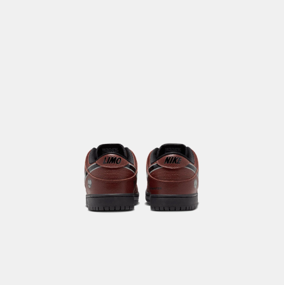 Nike SB Dunk Low Sneakers - Burgundy Brown & Black