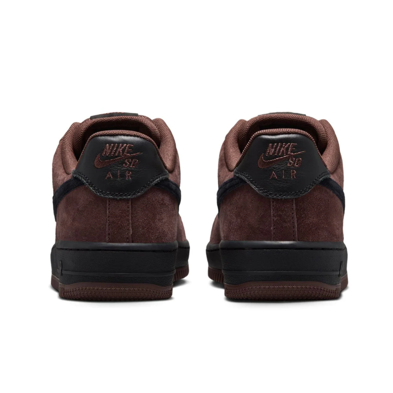 Nike Air Force 1 Low Sneakers - Burgundy Brown & Black